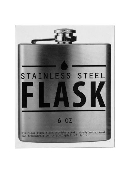 Stainless Steel Hip Flask (Available in a pack of 4)