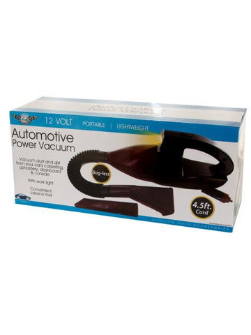 Automotive Power Vacuum with Work Light (Available in a pack of 1)