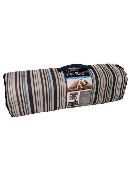 Soft Durable Roll Up Travel Pet Bed With Carry Handle (Available in a pack of 1)