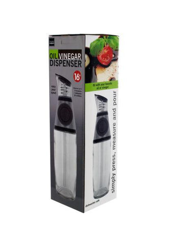 Oil &amp; Vinegar Dispenser with Easy-Pour Spout (Available in a pack of 1)