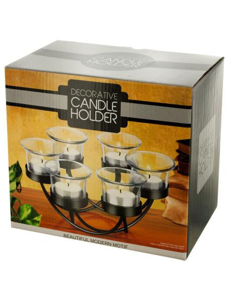 Decorative Circular Candle Holder Set (Available in a pack of 6)