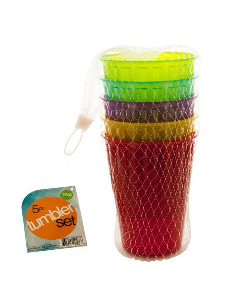 Medium Plastic Tumbler Set (Available in a pack of 4)