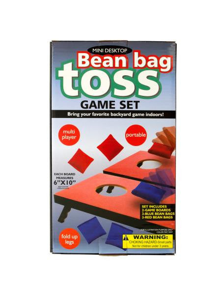 Portable Mini Desktop Bean Bag Toss Game Set (Available in a pack of 1)