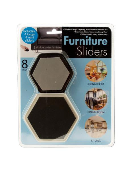 Furniture Sliders with Foam Padding (Available in a pack of 8)