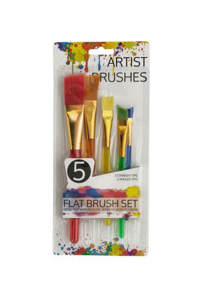 Artist Flat Paint Brush Set (Available in a pack of 12)