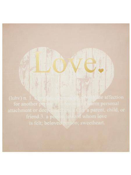 Love Defined Canvas Wall Art Print (Available in a pack of 1)