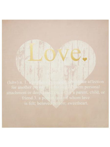 Love Defined Canvas Wall Art Print (Available in a pack of 1)