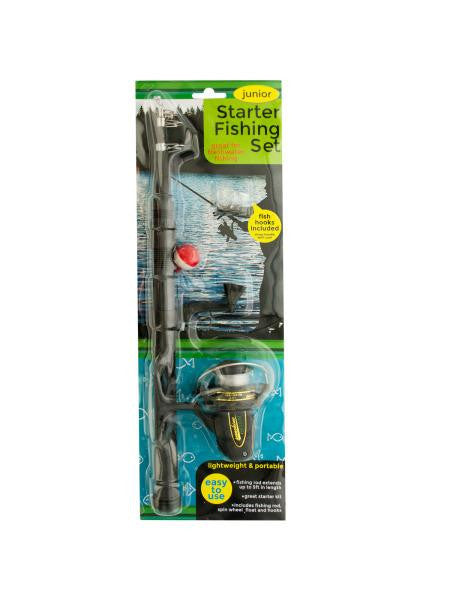 Junior Starter Fishing Set with Extendable Rod (Available in a pack of 1)