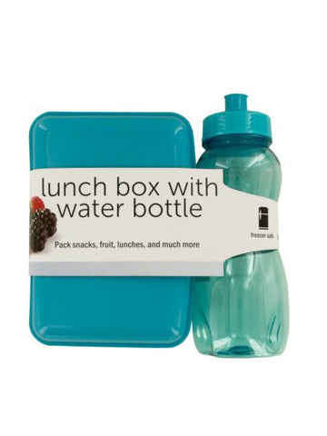 Lunch Box with Water Bottle (Available in a pack of 4)