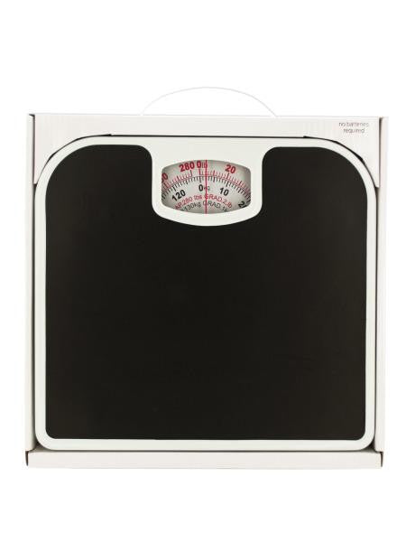 Mechanical Bathroom Scale with Non-Skid Surface (Available in a pack of 1)