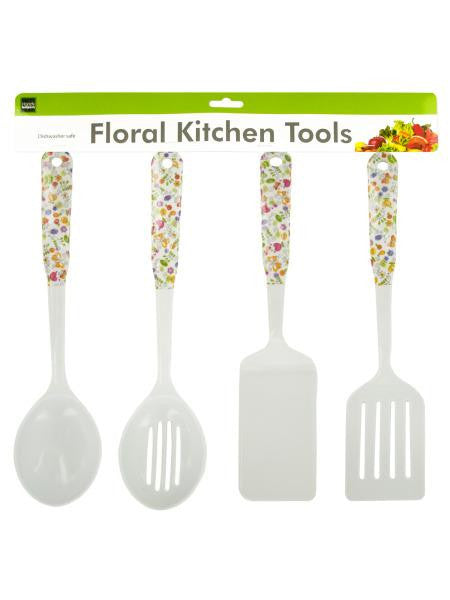 Floral Kitchen Tools (Available in a pack of 4)