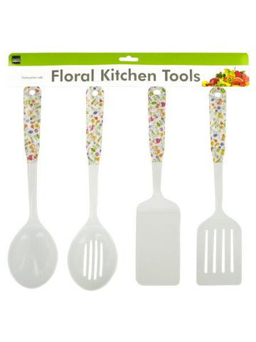 Floral Kitchen Tools (Available in a pack of 4)