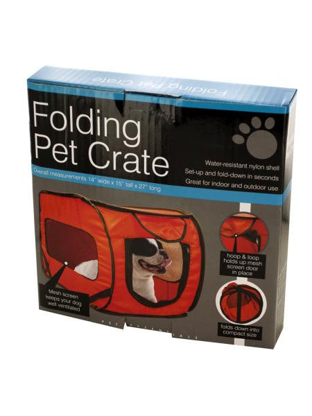 Folding Pet Crate (Available in a pack of 1)