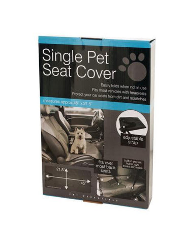 Single Pet Auto Seat Cover (Available in a pack of 4)