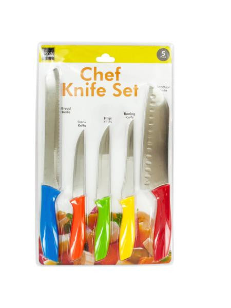 Colorful Chef Knife Set (Available in a pack of 1)