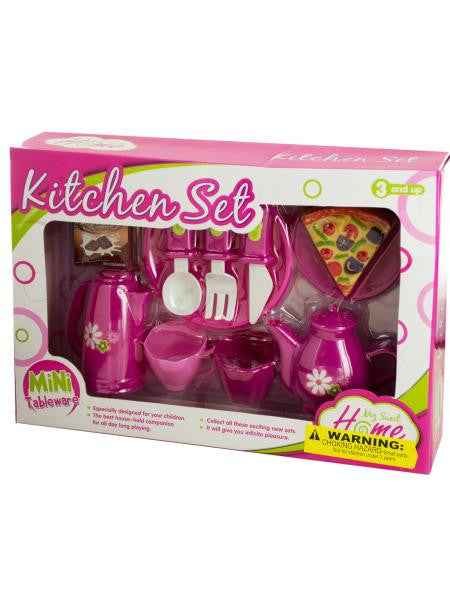 Mini Kitchen Play Set with Food (Available in a pack of 2)