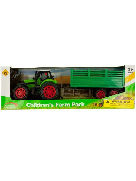 Friction Powered Farm Tractor Toy Set (Available in a pack of 1)