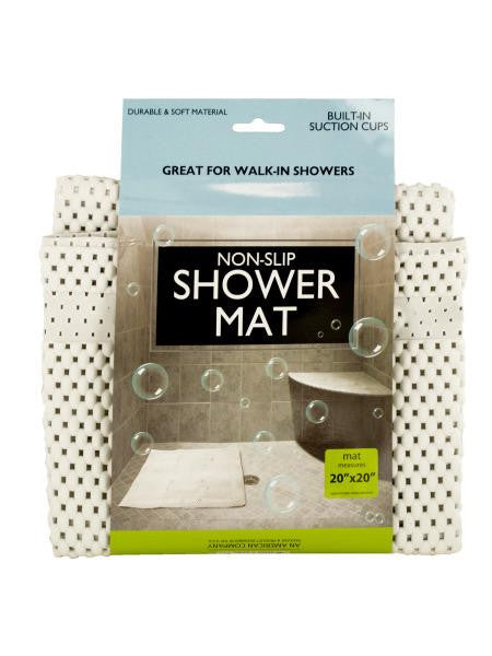 Non-Slip Shower Mat with Suction Cups (Available in a pack of 6)