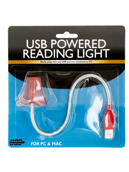 Lamp Shaped USB Powered Flex Reading Light (Available in a pack of 8)