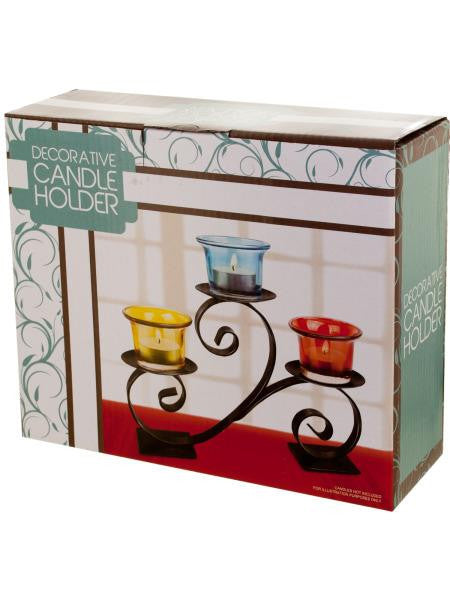 Decorative Swirls Candle Holder (Available in a pack of 6)