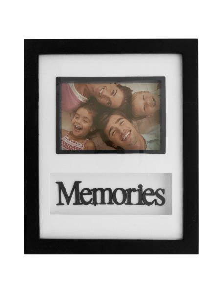 Memories Black &amp; White Photo Frame (Available in a pack of 6)