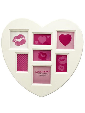 Heart Collage Photo Frame (Available in a pack of 6)