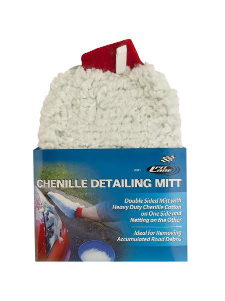 Chenille Auto Detailing Mitt (Available in a pack of 12)