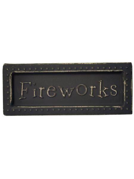 Fireworks Mini Metal Sign Magnet (Available in a pack of 18)