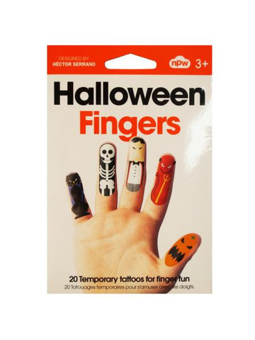 Halloween Fingers Temporary Tattoos (Available in a pack of 18)