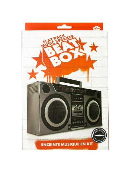 Flat Pack Music Speaker Beat Box (Available in a pack of 6)