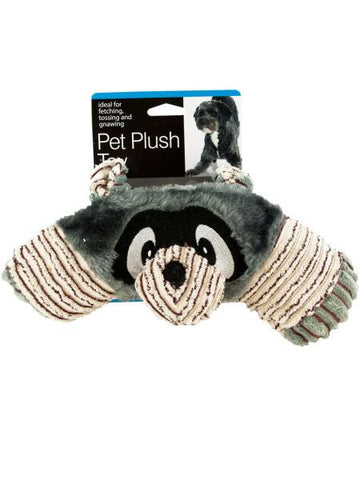 Safari Animal Plush Dog Squeak Toy (Available in a pack of 4)