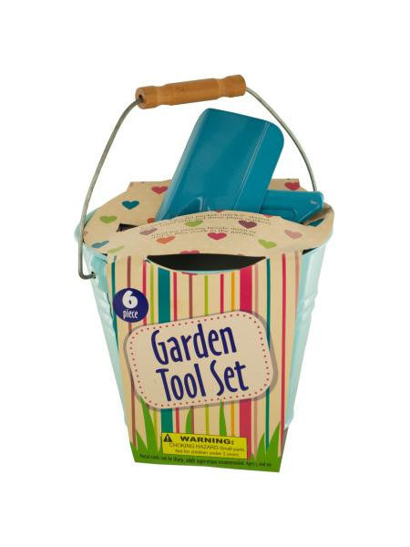 Garden Tool Set in Bucket (Available in a pack of 1)