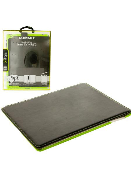 Black &amp; Green ifrogz iPad Snap-In Folio Case (Available in a pack of 4)