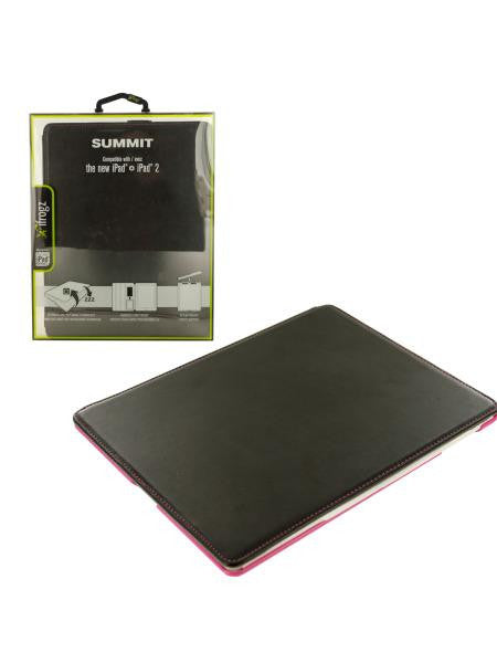 Black &amp; Pink ifrogz iPad Snap-In Folio Case (Available in a pack of 4)