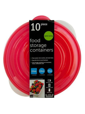 Round Nesting Food Storage Containers (Available in a pack of 2)