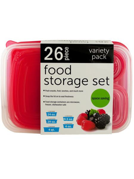 Variety Nesting Food Storage Container Set (Available in a pack of 1)