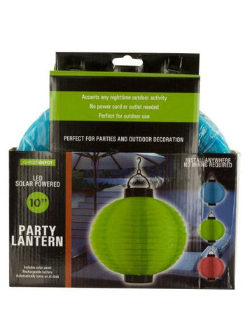 Solar Powered LED Party Lantern (Available in a pack of 4)