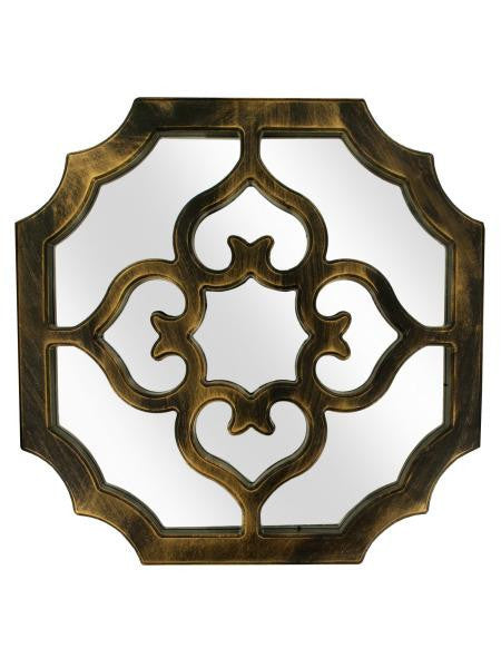 Decorative Bronze Sectioned Mirror (Available in a pack of 8)