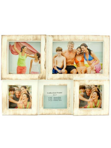 Weathered White Collage Photo Frame (Available in a pack of 24)