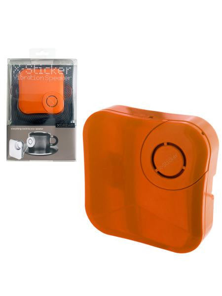 Orange X-Sticker Vibration Speaker (Available in a pack of 4)