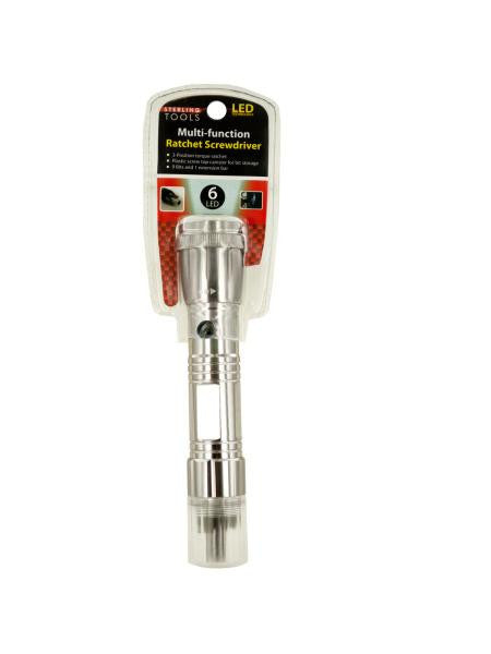 Multi-Function Ratchet Screwdriver Flash Light (Available in a pack of 1)