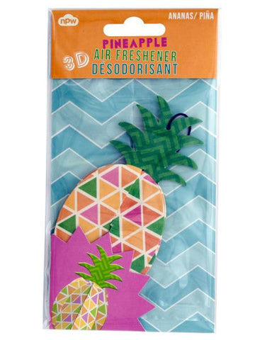 3D Pineapple Air Freshener (Available in a pack of 24)