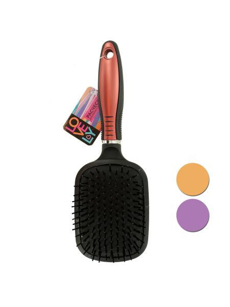 Paddle Hairbrush with Built-In Mirror (Available in a pack of 8)