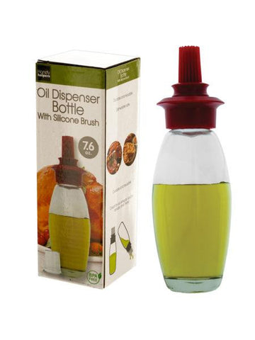 Oil Dispenser Bottle with Silicone Brush (Available in a pack of 6)