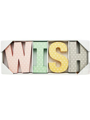 Wish Letters Wall Decor (Available in a pack of 2)