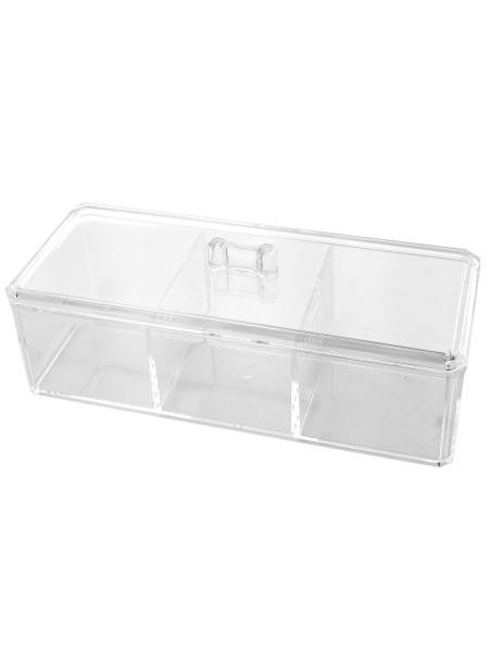 Lidded Multi Purpose Cosmetic Organizer (Available in a pack of 2)