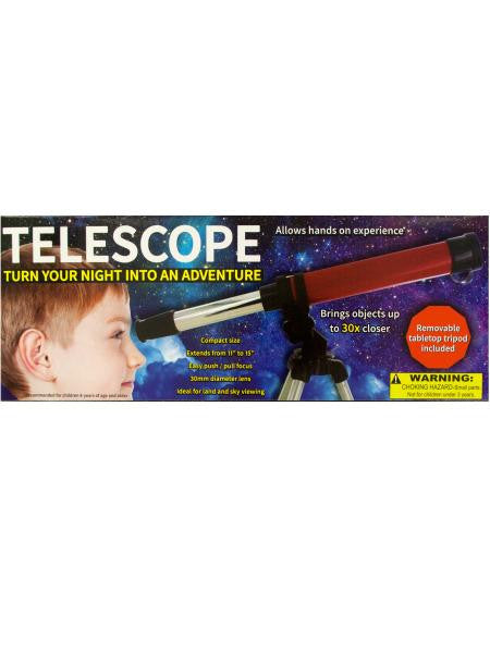 Compact Telescope with Tabletop Tripod (Available in a pack of 1)