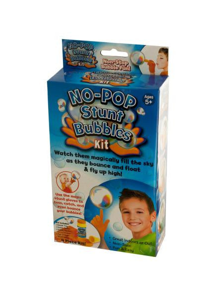 No-Pop Stunt Bubbles Kit (Available in a pack of 4)