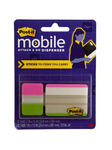 Post-it Tabs Mobile Attach &amp; Go Dispenser (Available in a pack of 24)