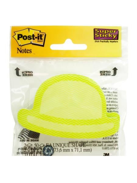 Hat Shape Super Sticky Post-it Notes (Available in a pack of 24)